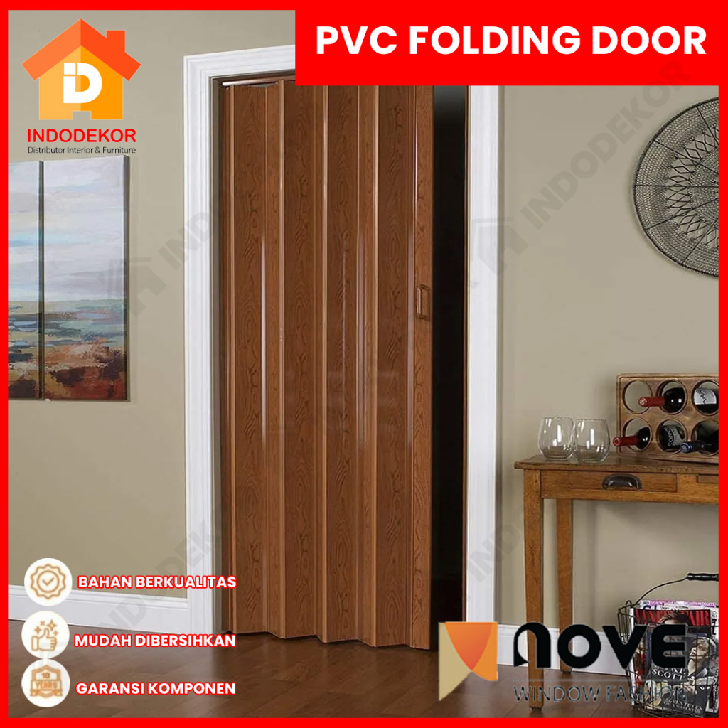 Pvc Folding Door - Pintu Lipat Pvc Folding Door - Penyekat Ruangan