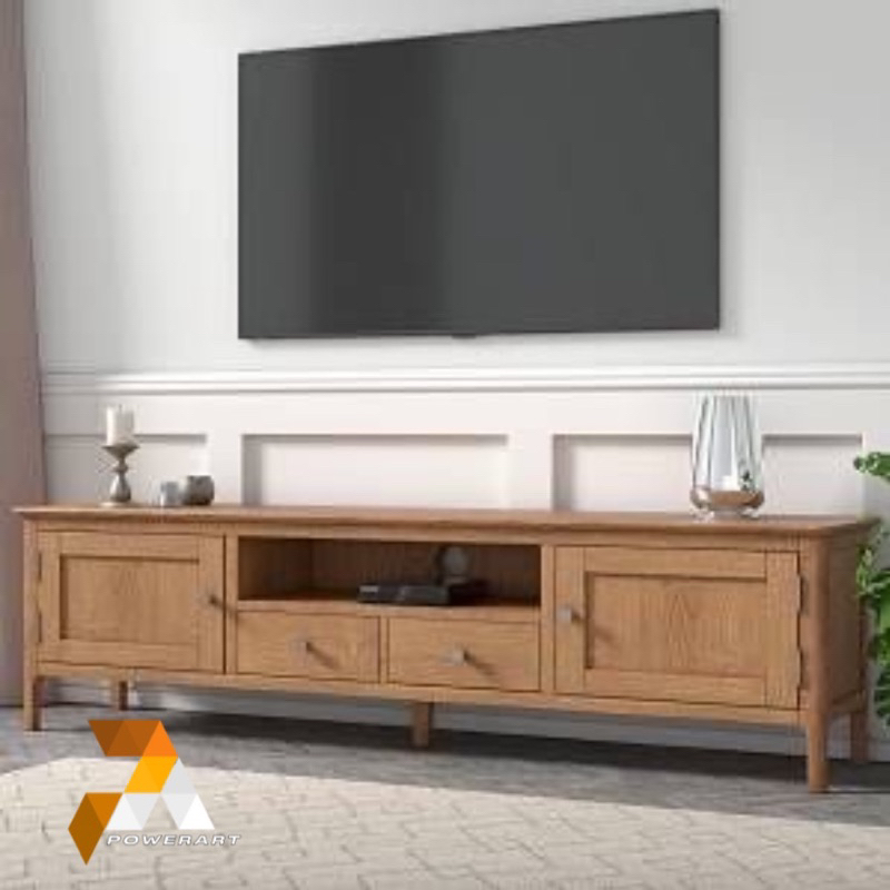 BUFET TV MINIMALIS KAYU JATI MEJA TV MINIMALIS KAYU JATI KONSOL TV RAK TV CABINET TV KAYU JATI