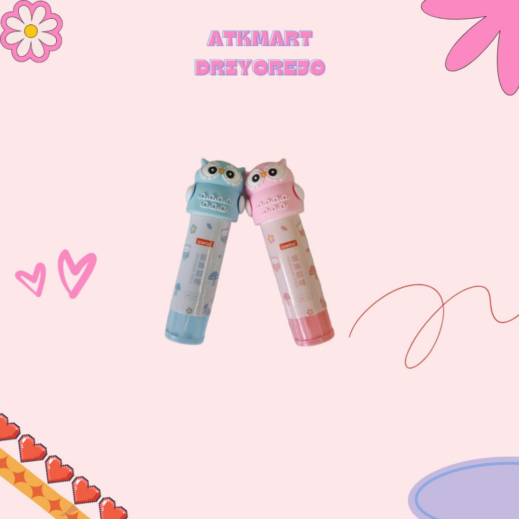 

Lem Kertas Weibo Fancy motif kepala burung hantu/owl 8gr