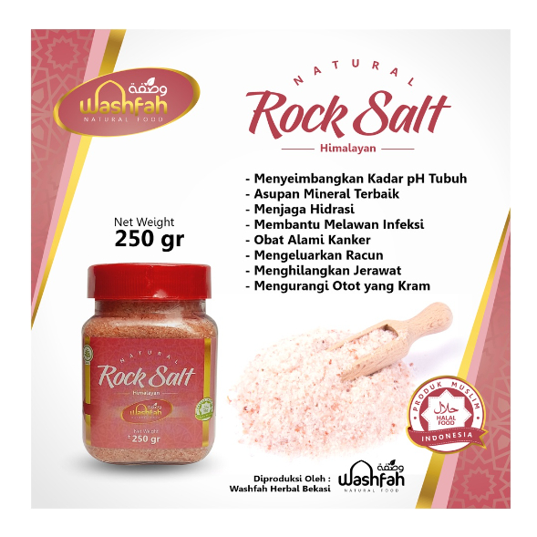 

LH 100% Garam Himalayan | Rock Salt Himalayan | 250 gr washfah