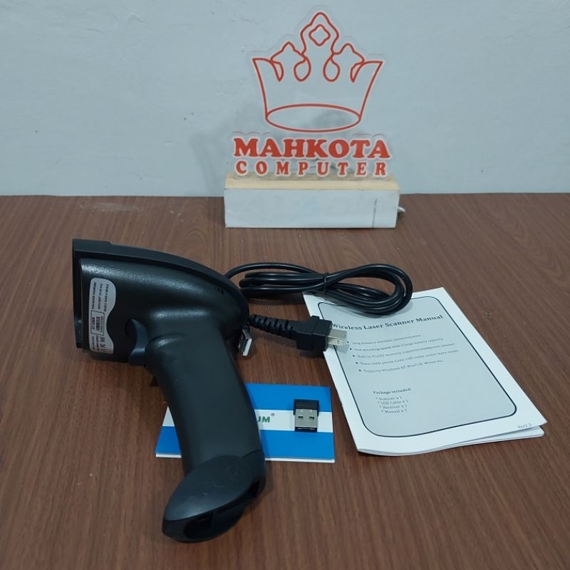 NETUM Barcode Scanner NT 1698W   2.4G Wireless Laser Barcode Scanner