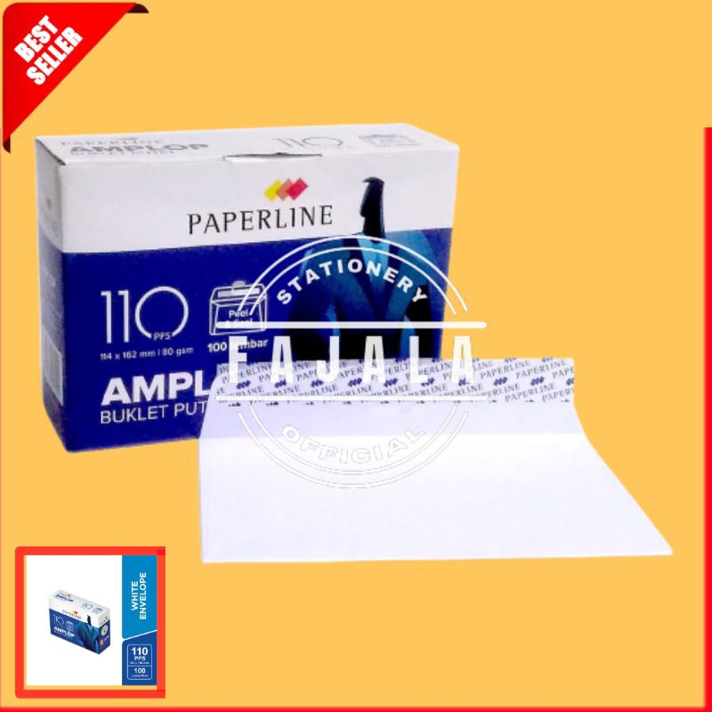 

Amplop paperline 1 pak isi 100 lembar