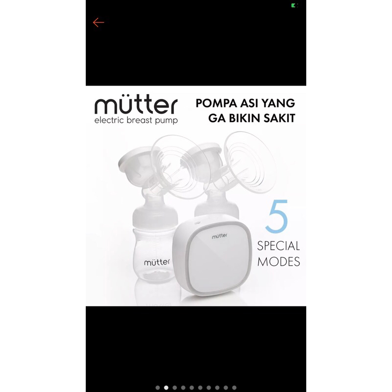 preloved mutter breast pump