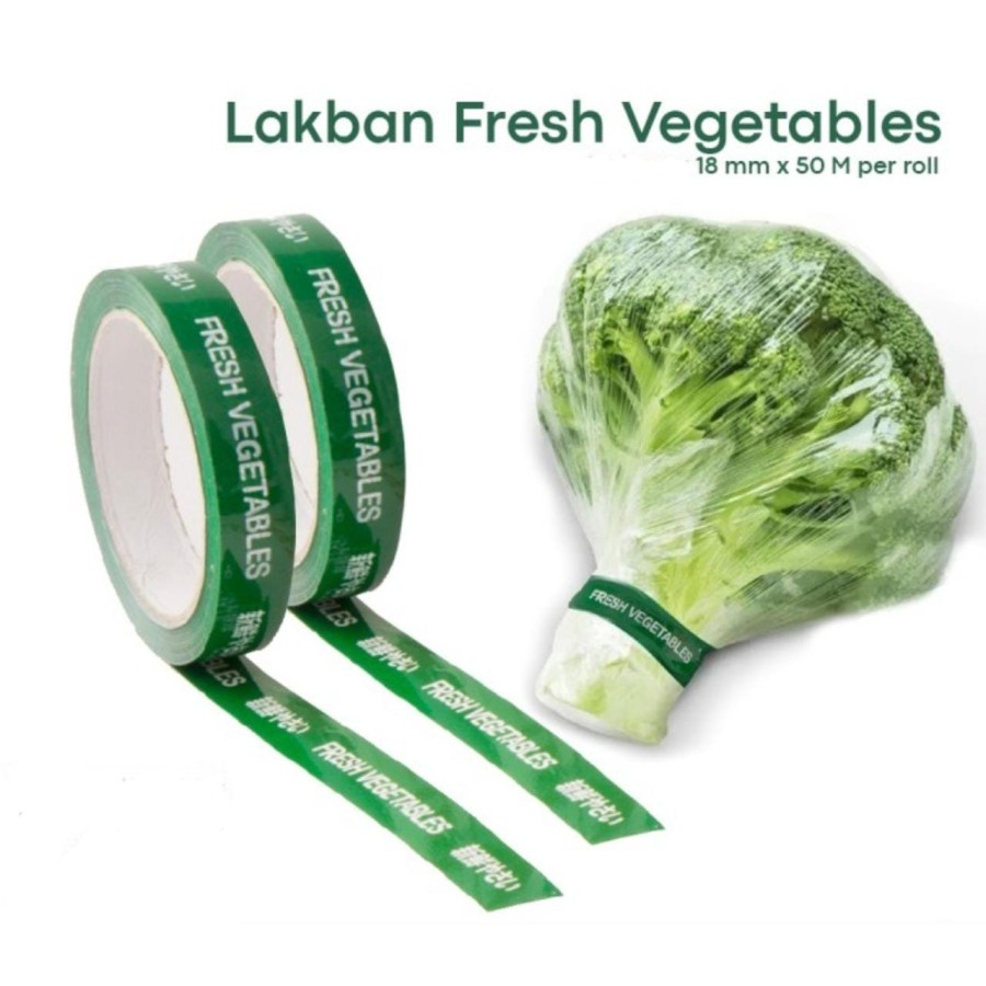 

Lakban Sayur Uk 18mm x 50m / 12mm x 50m