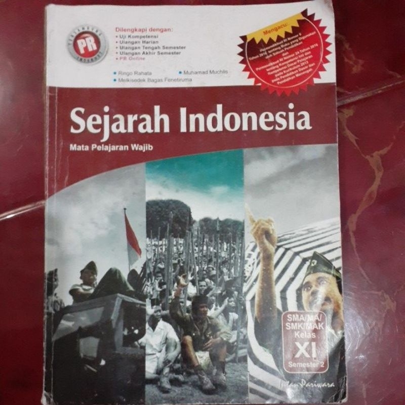 Buku PR/LKS Sejarah Indonesia SMA/MA/SMK/MAK kelas XI semester 2 - Intan Pariwara