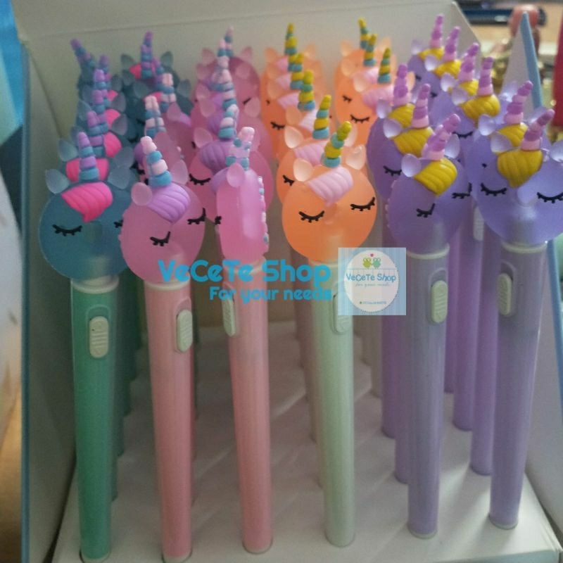 

Pen Fancy Unicorn + Lampu