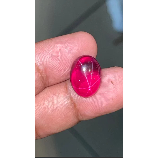 Merchendaisestar Amerikan Star 12X16 Mm Merah Crystal (Lolos Diamond Selector) Ruby Merah Crystal