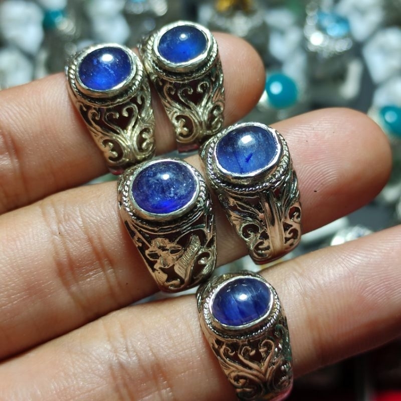 Batu cincin blue safir