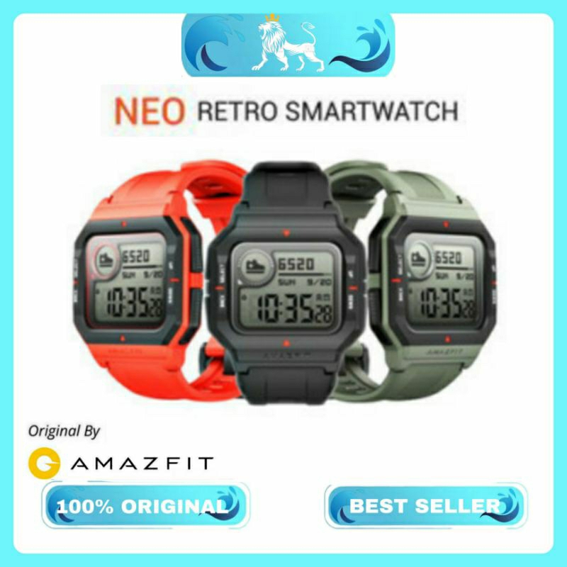 Amazfit Neo Retro Smartwatch Heart Rate Original(Garansi Resmi)