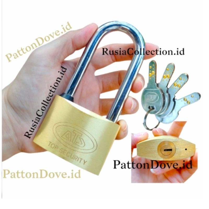 GEMBOK KUNINGAN ATS SUPER TEBAL KUNCI KOMPUTER GEMBOK ATS GEMBOK 40MM GEMBOK 50MM GEMBOK 60MM GEMBOK