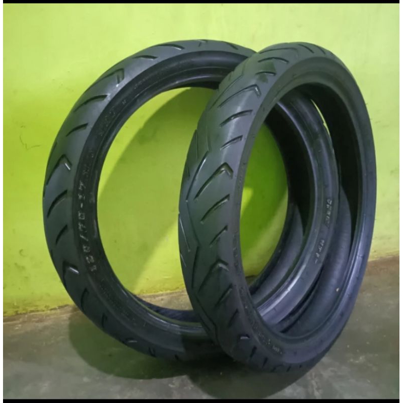 Ban sepasang ukiran Vixion dan MX king ukuran 90/80--120/70 ring 17