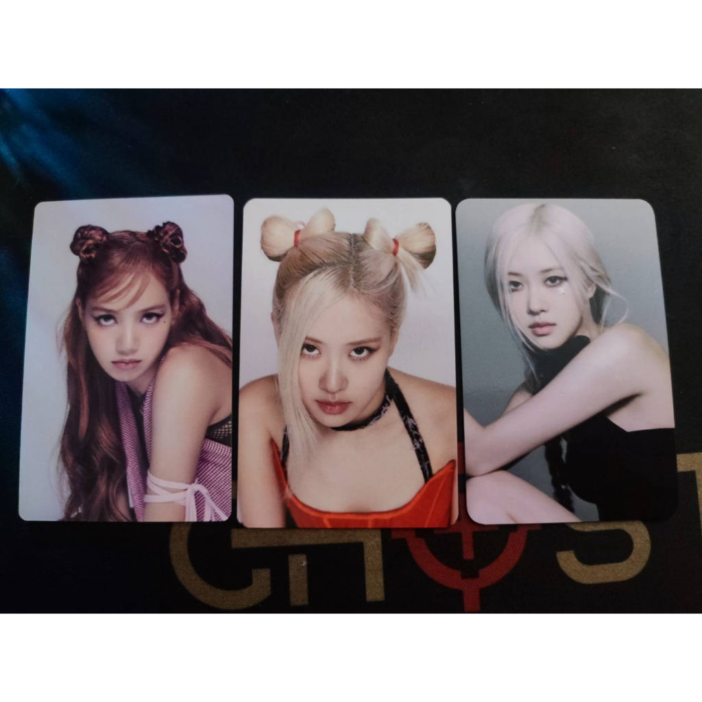 BLACKPINK OFFICIAL PHOTOCARD BORN PINK SEASON GREETINGS KTOWN4U YGSELECT SOLO JENNIE ROSE LISA