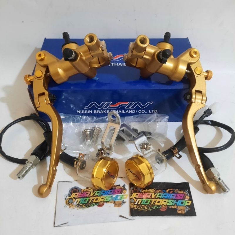Handle Master Rem Nzzn Model Rcb S1 Radial Full Gold New Series 1Set Kiri kanan + 2 Tabung Cnc + 2 S