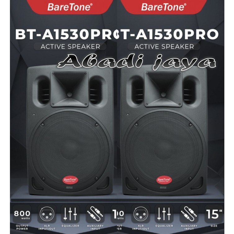 Profesional Speaker aktif baretone 15inch 2 buah pro bt a1530 bta1530pro bta 1530pro