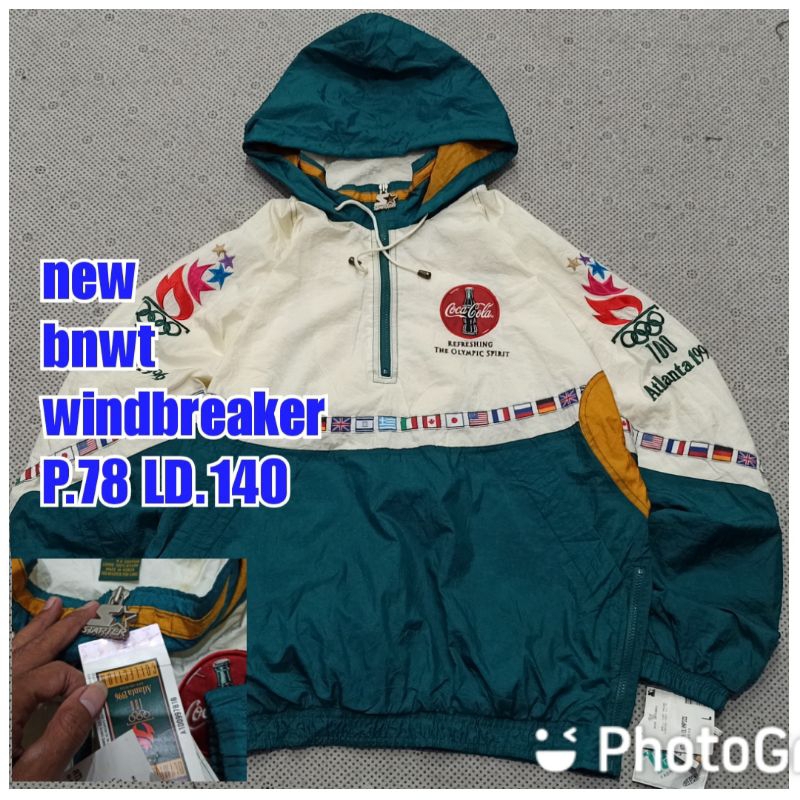 jaket jacket windbreaker vintage alimpic 1996 starter