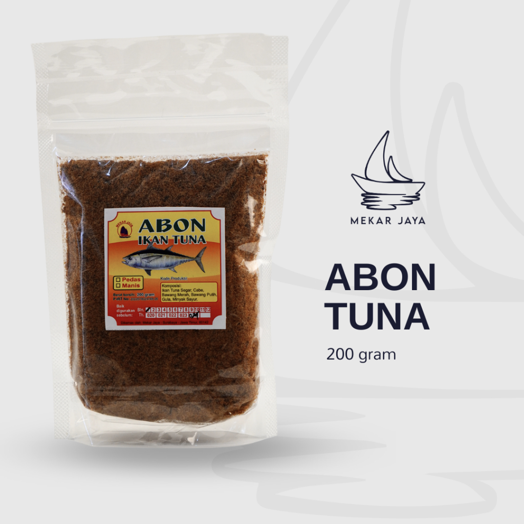 

Abon Ikan Tuna Mekar Jaya Rasa Original Praktis Siap Makan