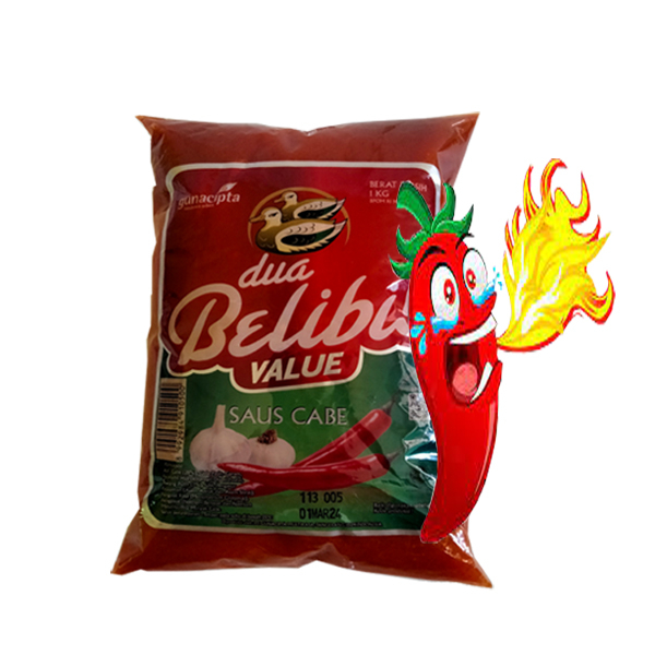 

Dua Belibis Saos Cabe Sambal 1 kg Saus