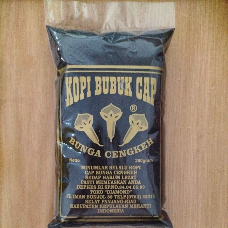

500g kopi bubuk cap bunga cengkeh selatpanjang
