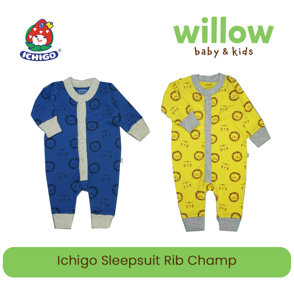 Baju Tidur Bayi - Ichigo Sleepsuit Rib Champ