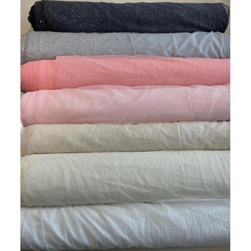 Organza Crepe Glitter