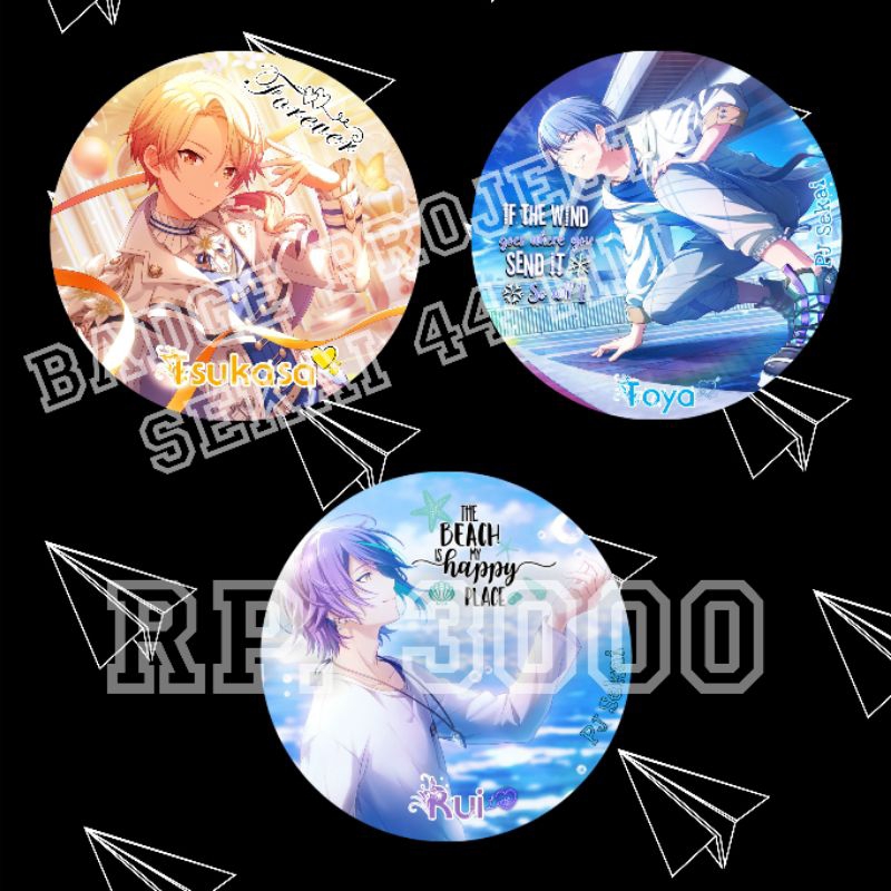 Pin/Badge Project Sekai Rui/Tsukasa/Toya