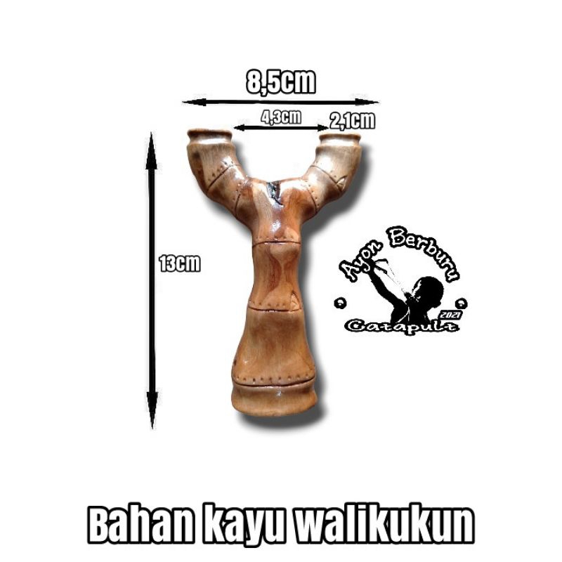Ketapel OTT dari bahan WALIKUKUN/Ayon Catapult