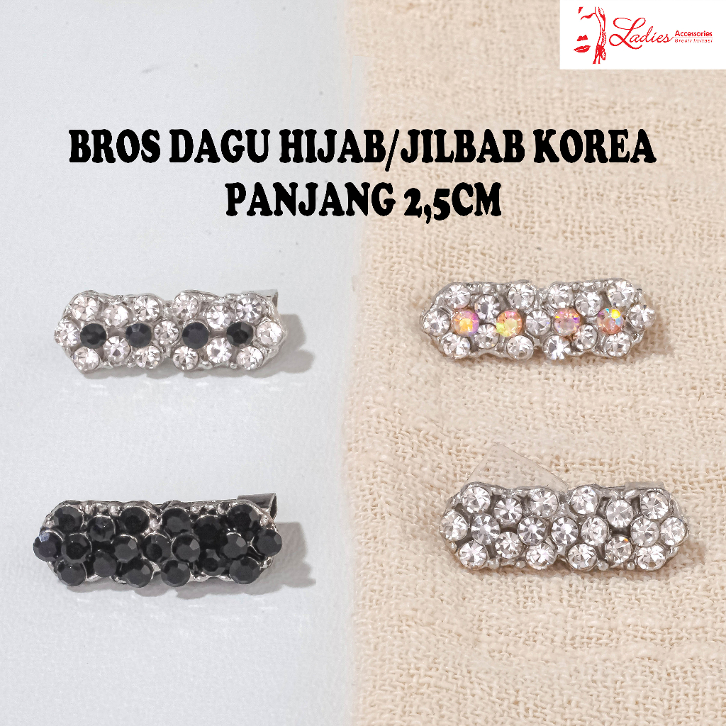 Bros Dagu Korea / Hijab / Bros JIlbab / Bros Cantik / Panjang  / Kerudung / Peniti  (CM 223)