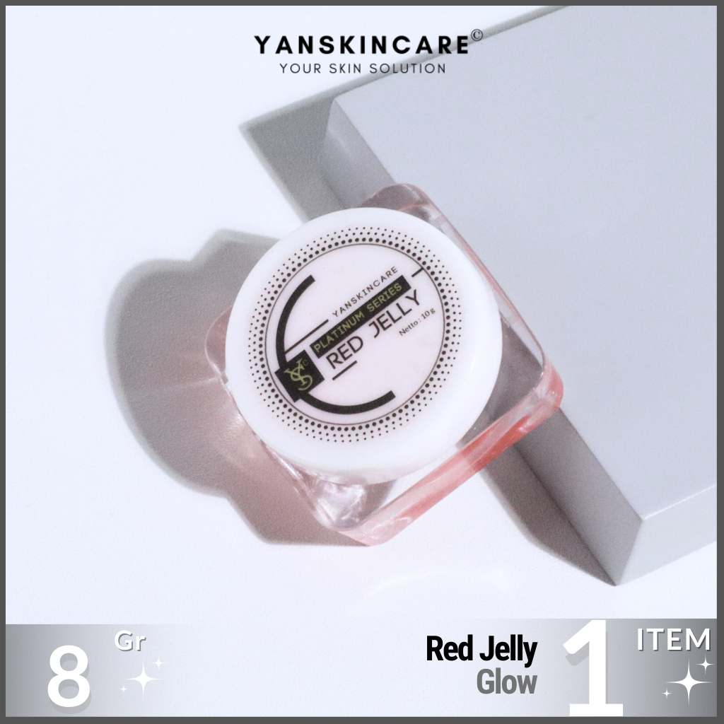 RED JELLY GLOW EXTRA GLOWING BOOSTER LEBIH CEPAT MENCERAHKAN BY YANSKINCARE