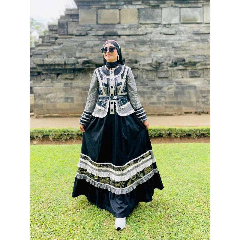gamis nusantara E-110401 by esme fashion