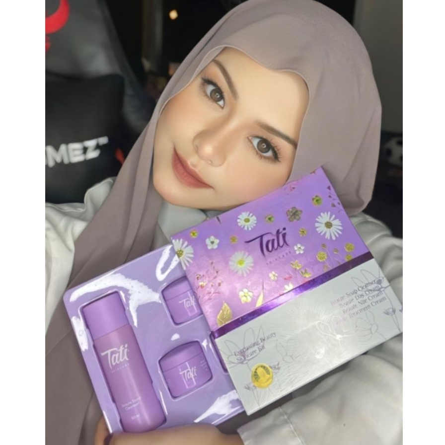 ORI TERLARIS PAKET CREAM TATI SKINCARE ORIGINAL / TATI SET ISI 4 IN 1 ASLI