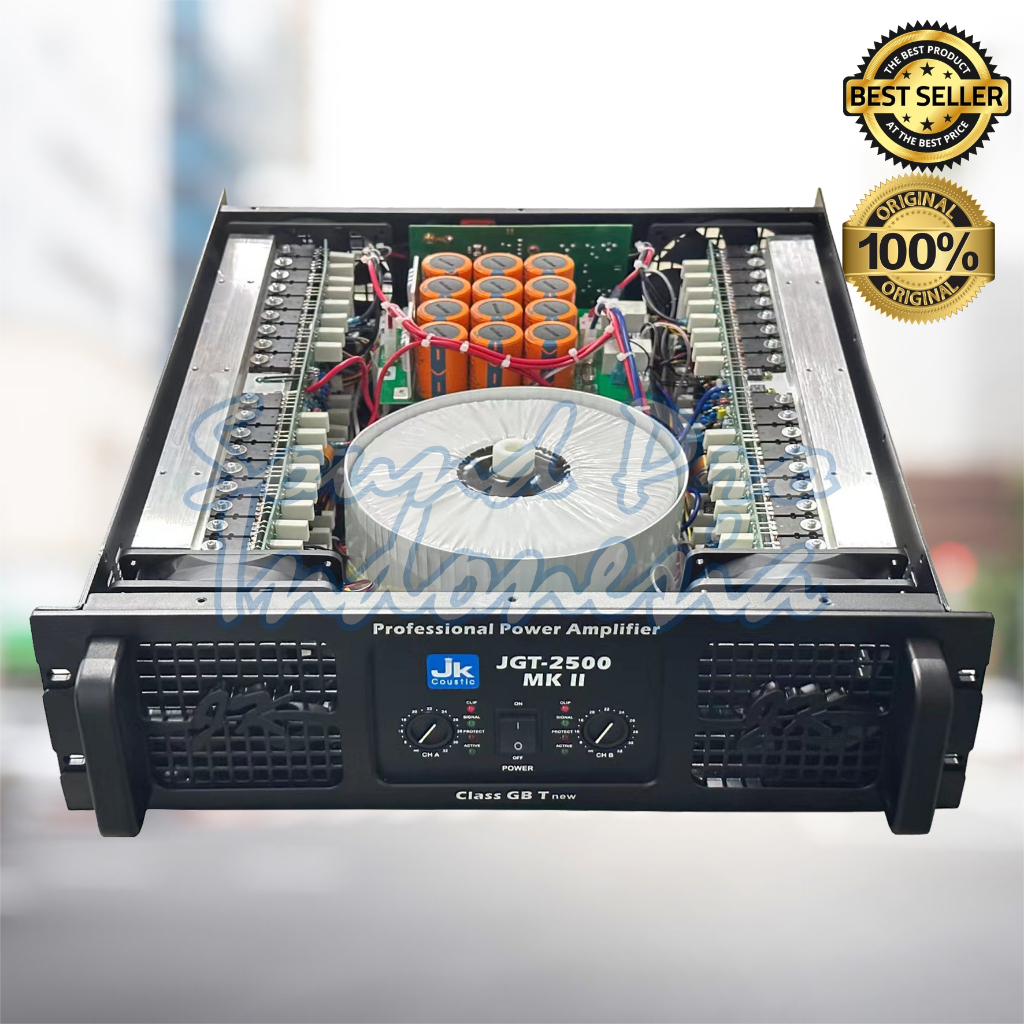 Power amplifier Jk coustic JGT 2500 MKII 2 x 2500 watt