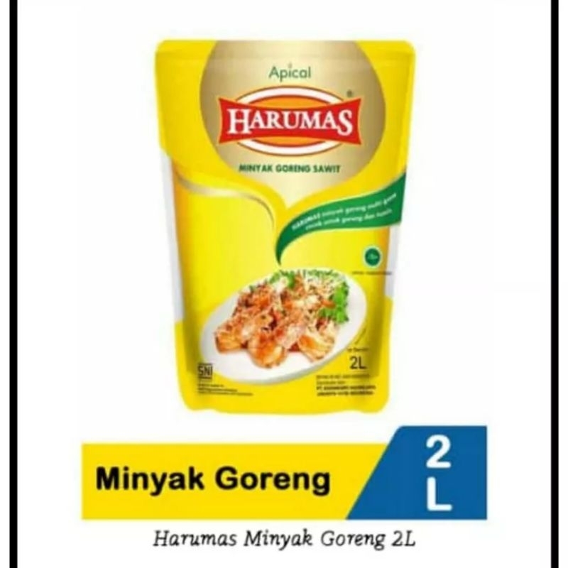 PROMOSI HARUMAS 2L MINYAK GORENG KELAPA SAWIT KEBUTUHAN MEMASAK DAPUR SEMBAKO MURAH DISKON
