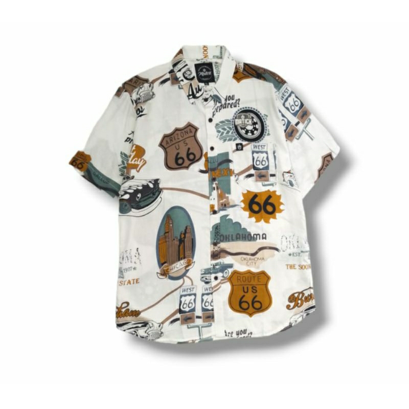 Kemeja Motif Pria Distro