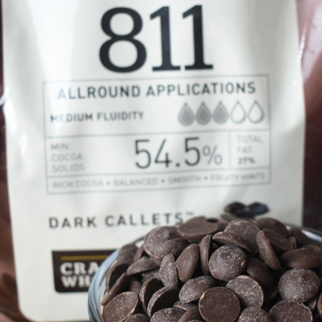 

Callebaut 811 rpk 100gr Dark Cokelat Couverture Grab/Gojek