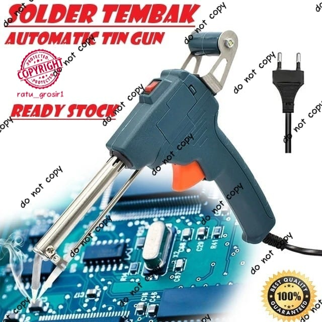 Solder Tembak Listrik Timah Otomatis 60 Watt Iron Automatic 60W / 150W Solder Timah Otomatis Tembaka
