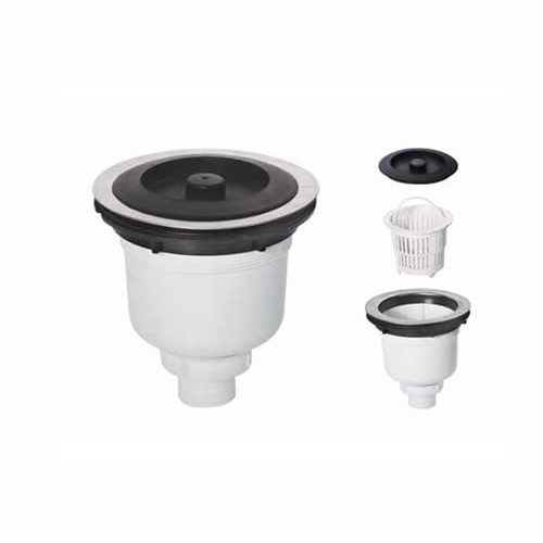 Afur Keranjang Pvc Bibir Stainless avur wastafel