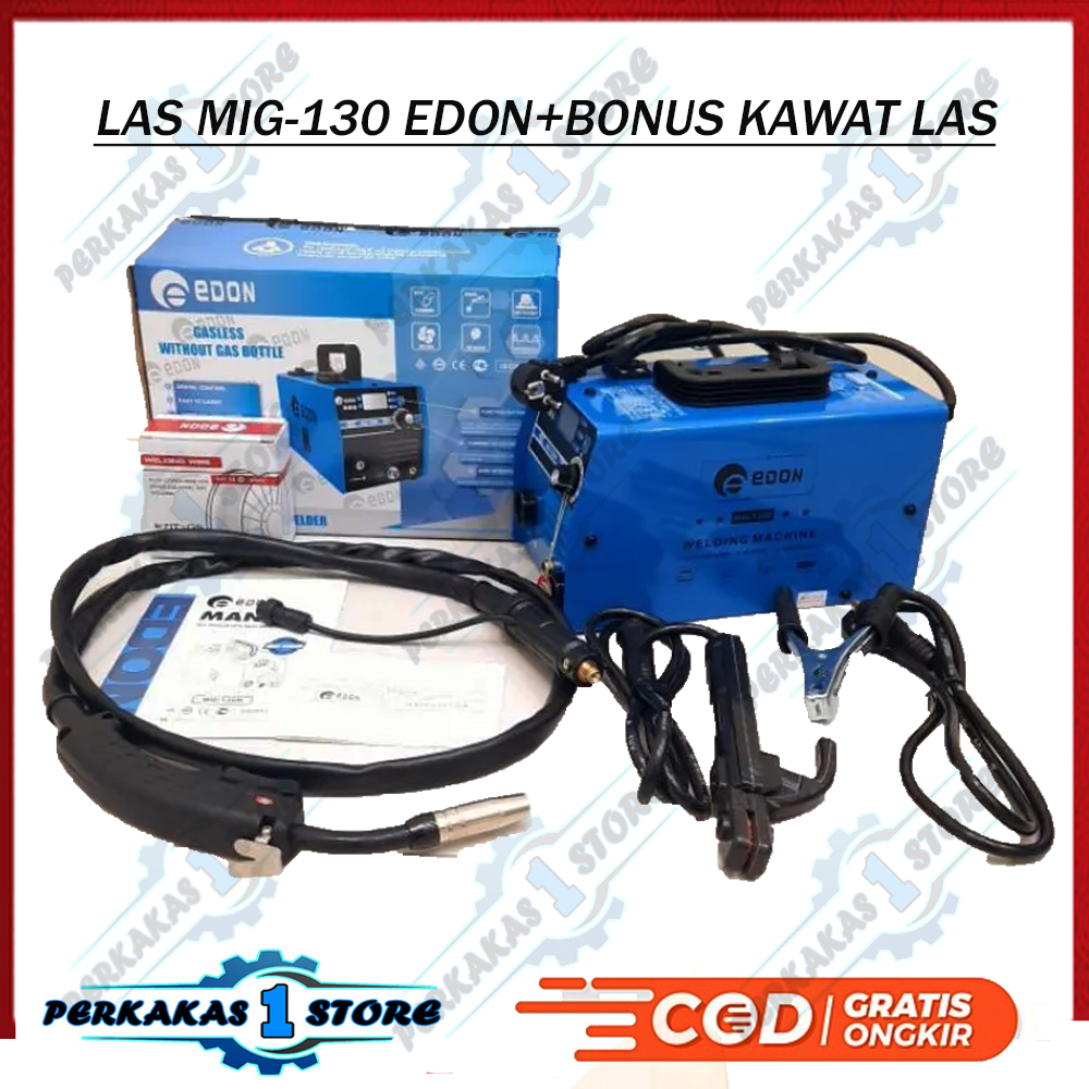 Mesin Las MIG 130M EDON / Travo Las Inverter 130A - Trafo Mesin Las Listrik MIG 130 EDON