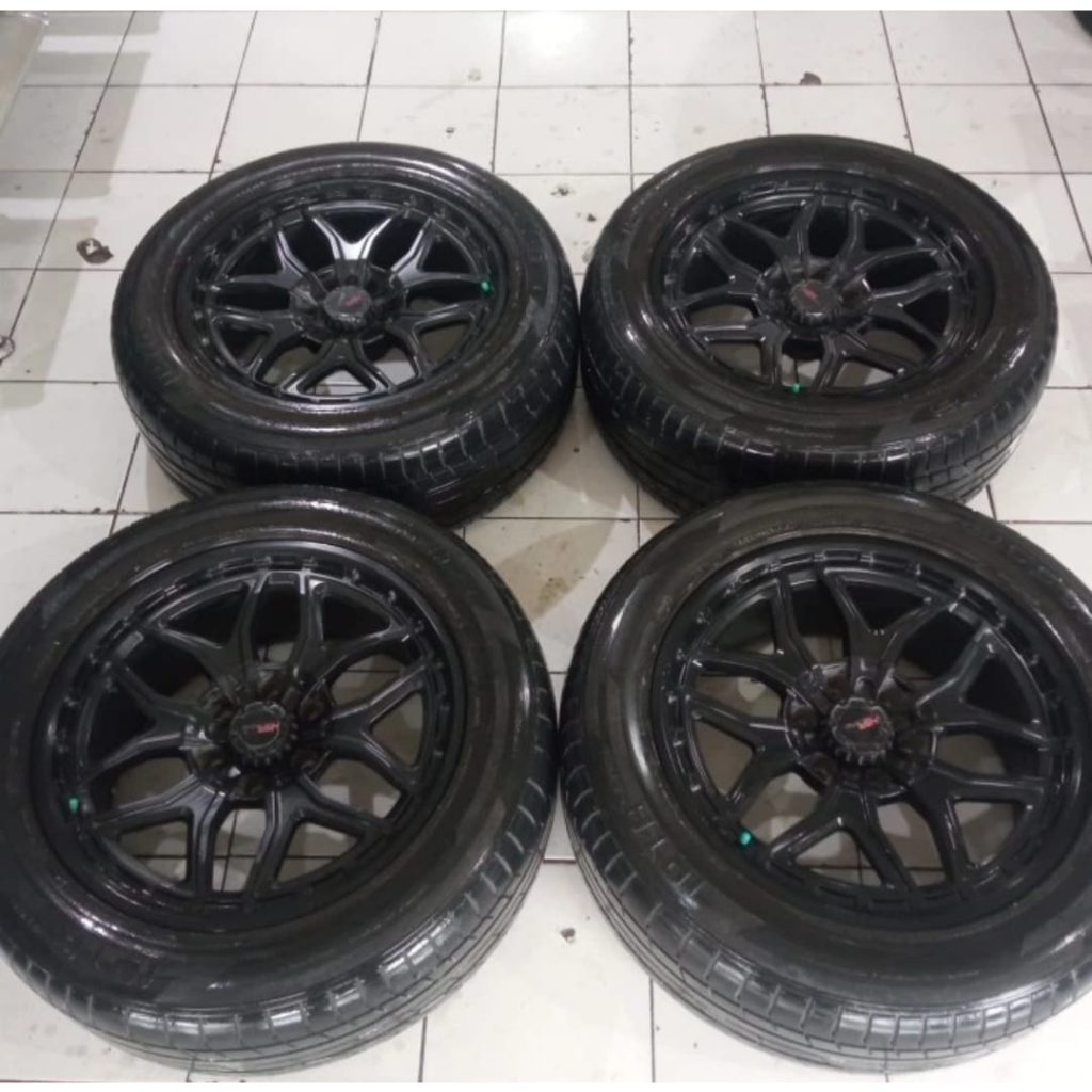 VELG BEKAS DPO-04 HSR R20X9 BAUT 6 PCD 6X139 ET18 +BAN 285 50 R20