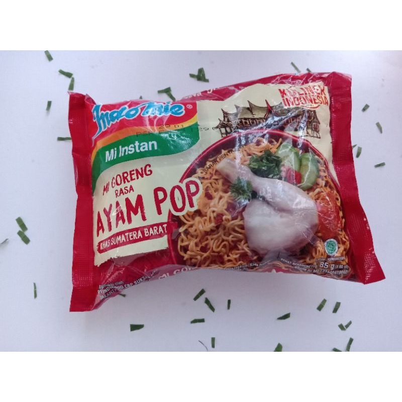 

Indomie Ayam Pop/Mie Instan/Mie Goreng