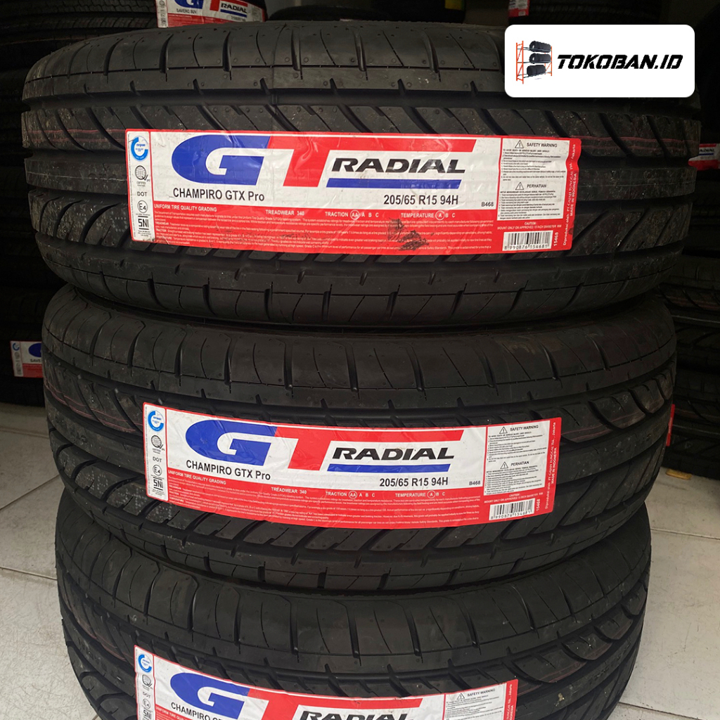Ban Mobil GT Radial CHAMPIRO GTX PRO 205/65 R15