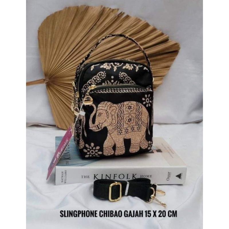 "Affero_Collection" Tas Selempang Chibao Gajah Tas Sling Phone Tas Sling Bag Wanita Sling Chibao Gaj