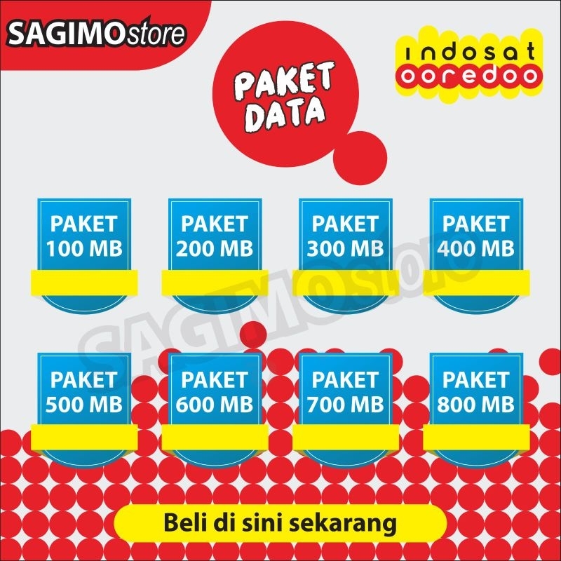 ( TERMURAHH ) Paket Data Harian Indosat Extra Kuota 100mb - 700mb 24 Jam