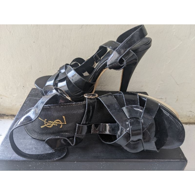 Sepatu Wanita YSL Heels Shoes 616 Premium Original, 38