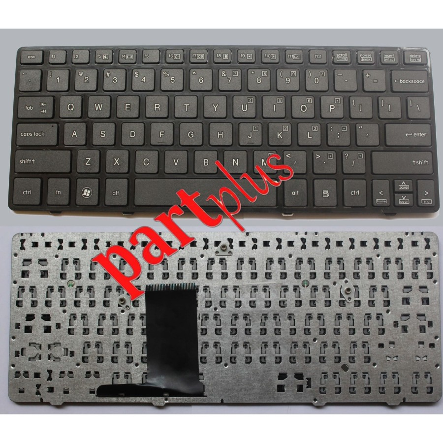 Keyboard laptop HP Elitebook 2570 2570P 2560 2560P Hitam