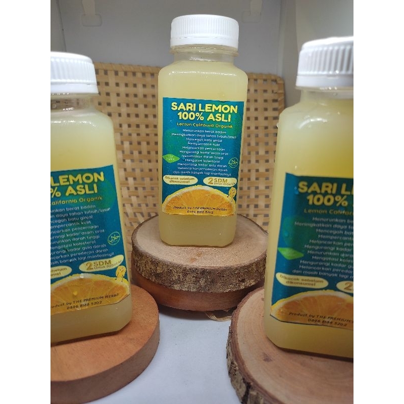 

Sari lemon fresh 100% / pure lemon juice detox diet alami natural (tanpa tambahan air)