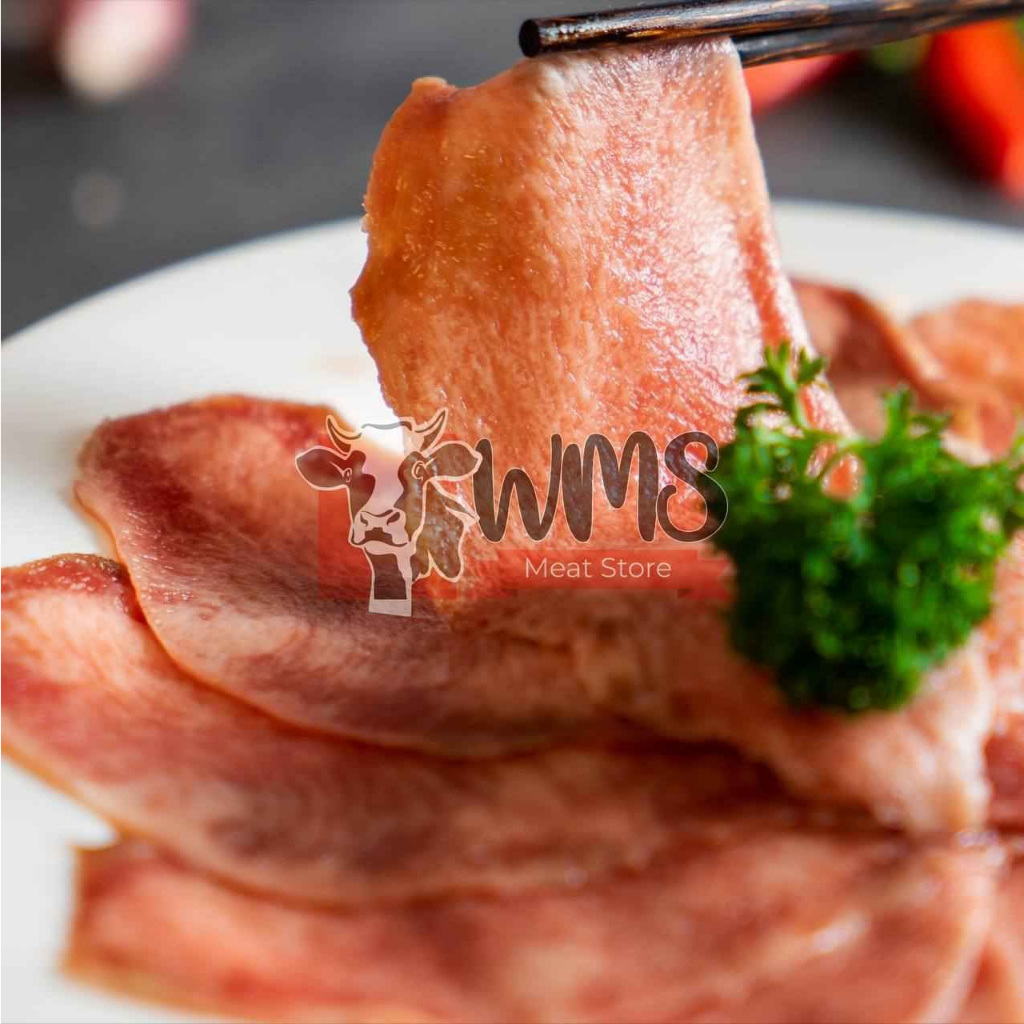 

Beef Tounge Aus Premium Gyutan Slice / Lidah Sapi Slice - 250grm