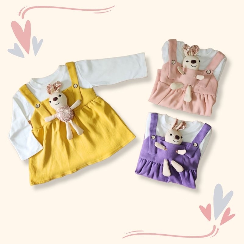 Two Mix - Dress Anak Bayi Perempuan Lucu - Baju Bayi Cewek 0-24 Bulan F652 F101