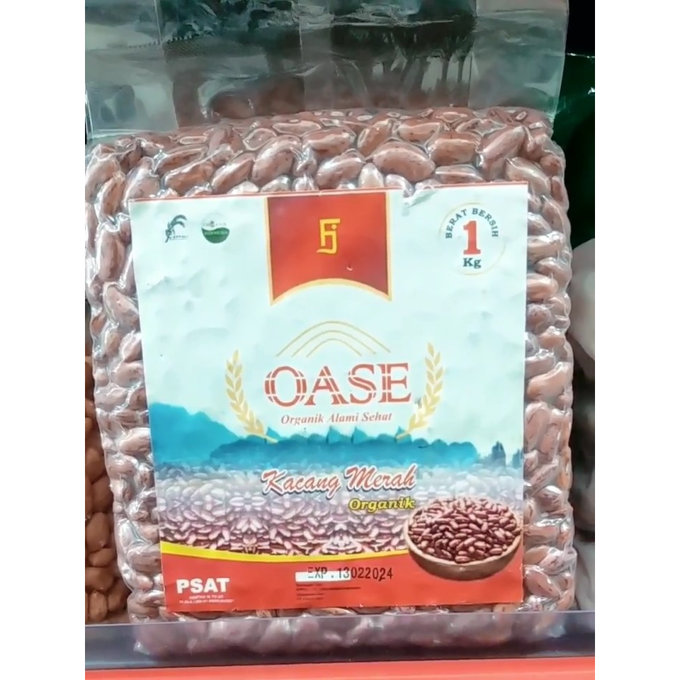 

Oase Kacang Merah Organik Alami Sehat Red Bean Organic Bahan Pokok Kebutuhan Memasak Makanan Halal