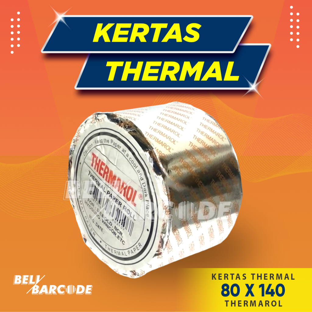 

Kertas Rol Thermal 80 x 140 Struk Tiket Parkir 80x140 mm Mesin Antrian