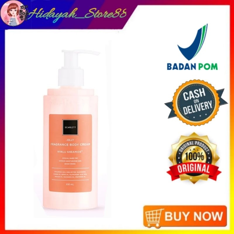 Scarlett Whitening Body Cream 300mL - HS88